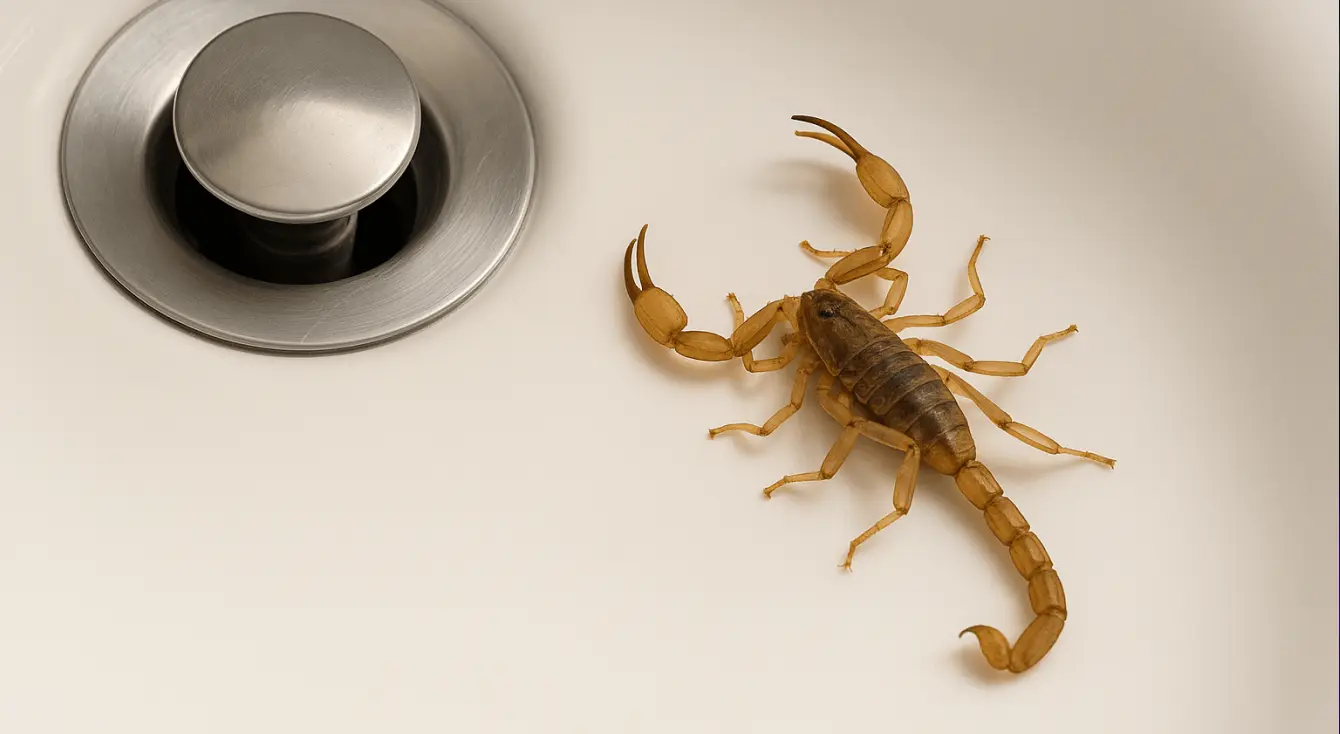 ¿Los alacranes pueden subir por las tuberías?