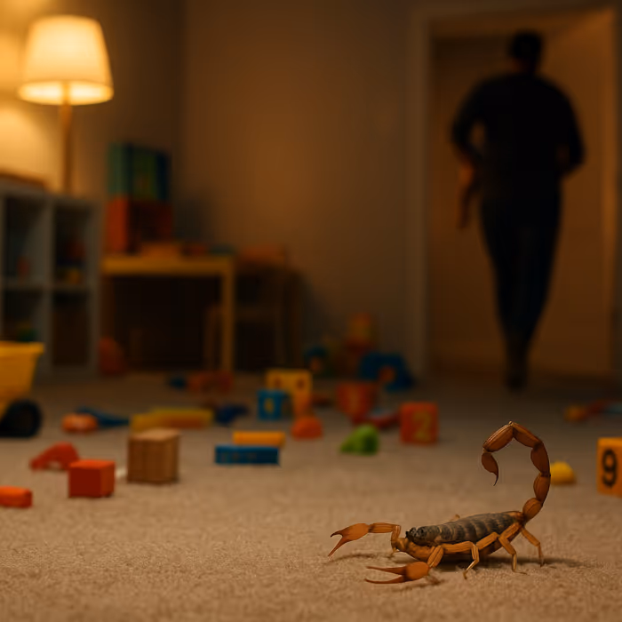 An infant's leg after being stung by a scorpion — the moment that changed everything.